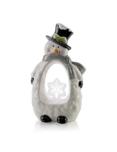 EVVIVA PUPAZZO DI NEVE CON LED H25 CM