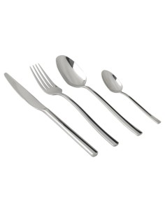 EVVIVA SERVIZIO POSATE 24 PEZZI ACCIAIO LUCIDO