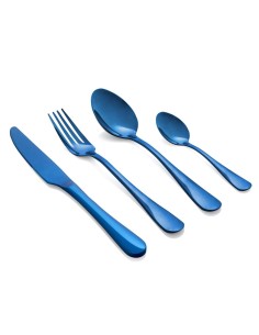 EVVIVA SERVIZIO POSARE 24 PEZZI IN ACCIAIO PVD