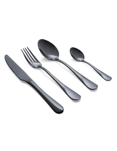 EVVIVA SERVIZIO POSATE 24 PEZZI IN ACCIAIO PVD...