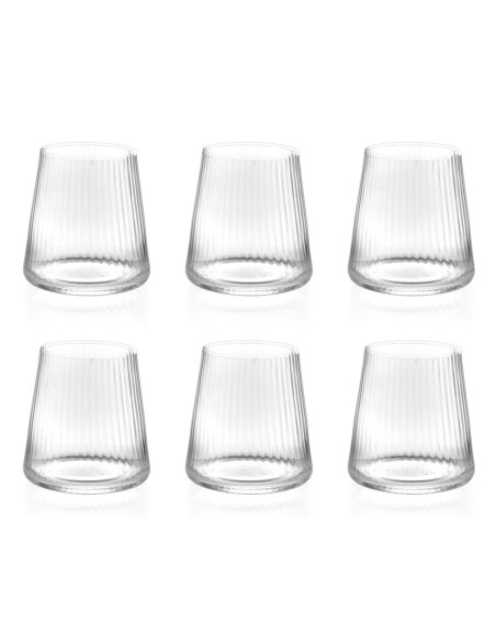 EVVIVA SET 6 BICCHIERI ACQUA 40 CL IN VETRO - REALE