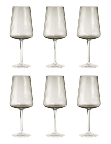 EVVIVA SET 6 CALICI VINO 50 CL IN VETRO - REALE