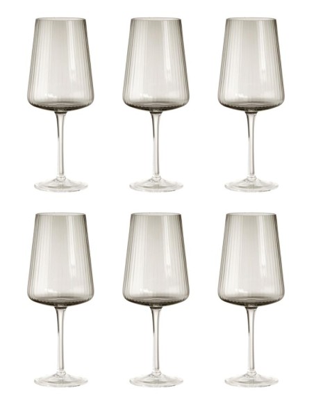 EVVIVA SET 6 CALICI VINO 50 CL IN VETRO - REALE