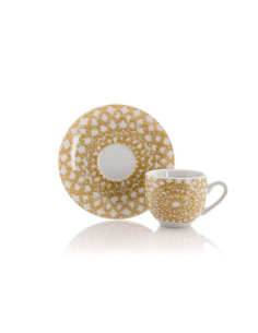 EVVIVA SET 6 TAZZE CAFFÈ CON PIATTINO 100 ML IN...