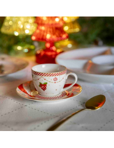 EVVIVA SET 6 TAZZINE CAFFÉ 90 ML CON PIATTINO - CANDY 2