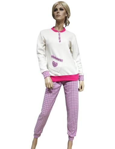 MYPI PIGIAMA DONNA SERAFINO MANICHE LUNGHE E...