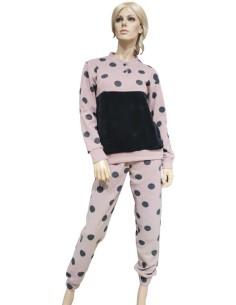 MYPI PIGIAMA DONNA SERAFINO MANICA LUNGA E PANTALONE LUNGO 2