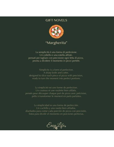 EASY LIFE SET ROTELLA E COLTELLO PIZZA - GIFT...