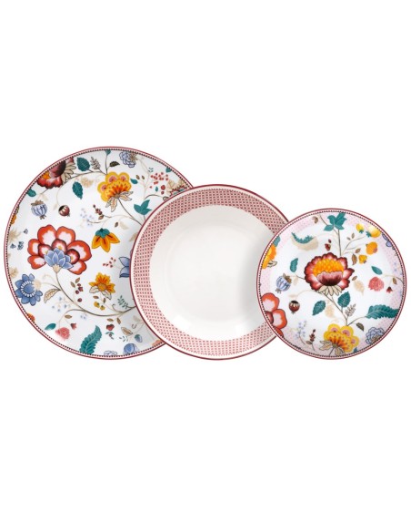 ANDREA FONTEBASSO SERVIZIO PIATTI 18 PEZZI - MOON KIMONO