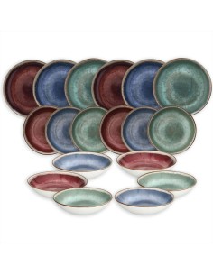 ANDREA FONTEBASSO SERVIZIO PIATTI 18 PEZZI - MOON IBIZA