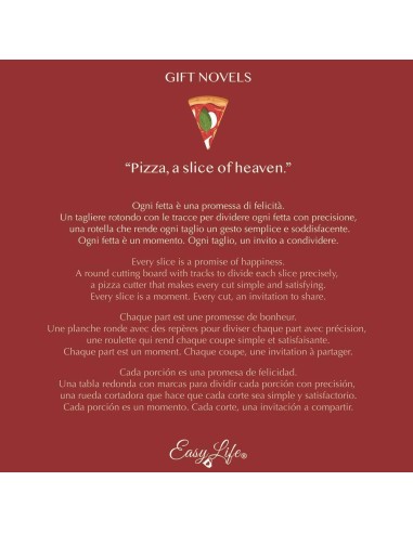 EASY LIFE SET TAGLIERE E TAGLIA PIZZA - GIFT...