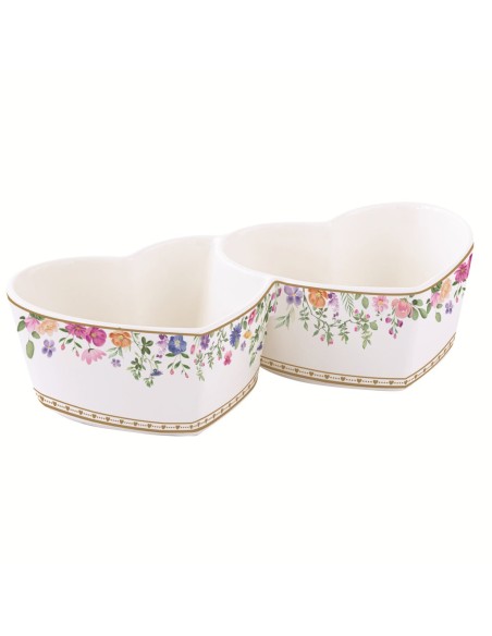 EASY LIFE ANTIPASTIERA 2 COPPETTE 20 X 9.5 CM - MON AMOUR