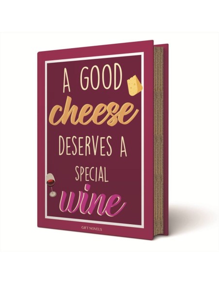 EASY LIFE SET 4 PEZZI VINO E FORMAGGIO - GIFT NOVELS