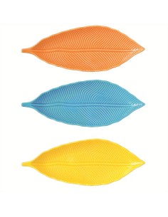 EASY LIFE VASSOIO FOGLIA 32.5 X 12.5 CM - BAHAMAS