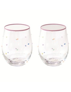 EASY LIFE SET 2 BICCHIERI 500 ML IN VETRO - MON AMOUR