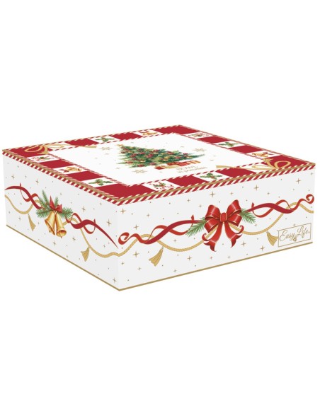 EASY LIFE CIOTOLA A STELLA Ø 15 CM IN PORCELLANA - CHRISTMAS TALE