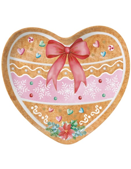 EASY LIFE PIATTINO DOLCE NATALIZIO 20 X 19 CM - SWEET CHRISTMAS