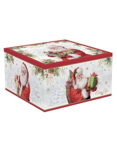 EASY LIFE TAZZA COLAZIONE 400 ML C/PIATTO - SANTA IS COMING 2