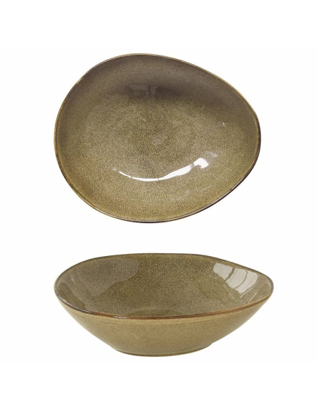EASY LIFE PIATTO FONDO OVALE 21X17 CM IN STONEWARE - GENESIS