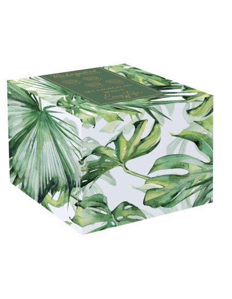EASY LIFE SET 4 CIOTOLE APERITIVO 10 X 8 CM - TROPICAL LEAVES