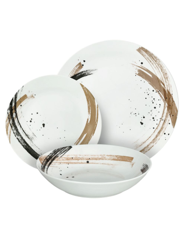 ANDREA FONTEBASSO SERVIZIO PIATTI 18 PEZZI -...