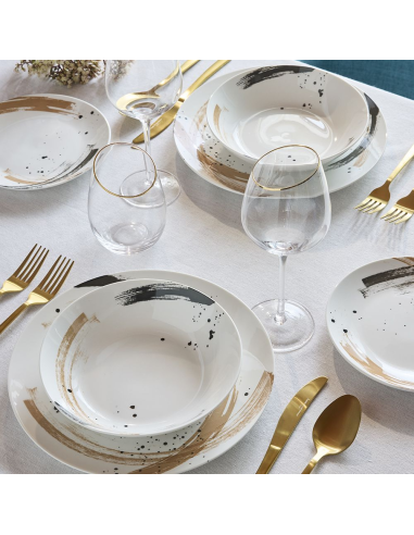 ANDREA FONTEBASSO SERVIZIO PIATTI 18 PEZZI -...