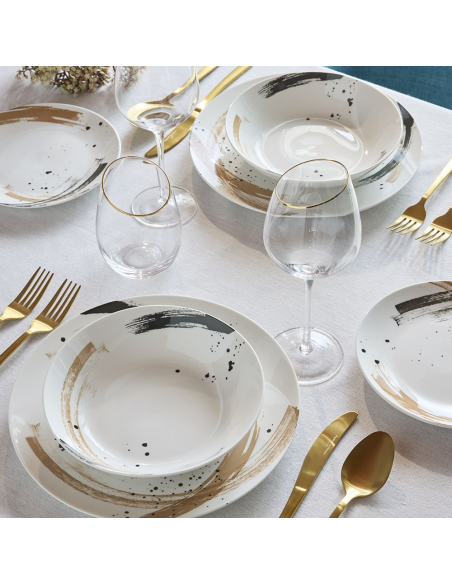 ANDREA FONTEBASSO SERVIZIO PIATTI 18 PEZZI - MOON RADIKA