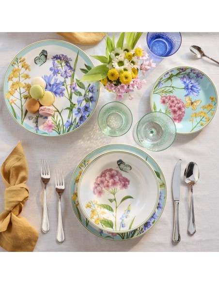 ANDREA FONTEBASSO SERVIZIO PIATTI 18 PEZZI - ATOLLO JADE