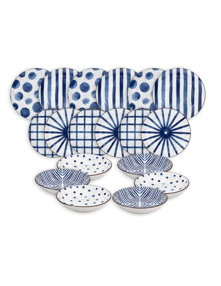 ANDREA FONTEBASSO SERVIZIO PIATTI 18 PEZZI - MOON MIRAGE