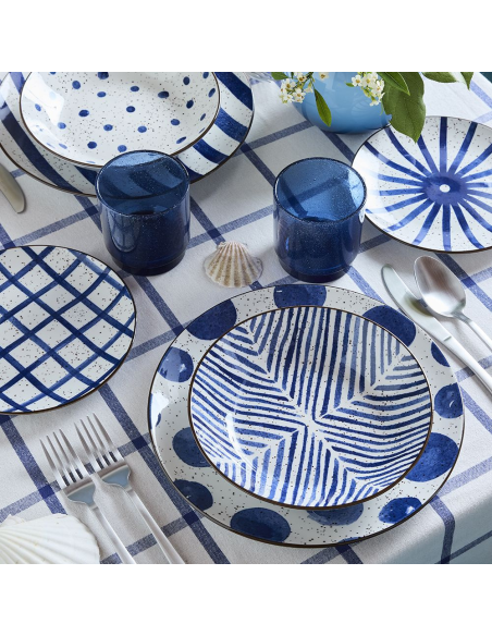 ANDREA FONTEBASSO SERVIZIO PIATTI 18 PEZZI - MOON MIRAGE