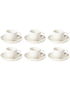 COSTA NOVA SET 6 TAZZE CAFFÉ 70 ML CON PIATTINO - PACIFICA