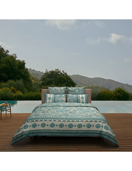 FAZZINI COMPLETO LENZUOLA-COPRILETTO 2 PIAZZE IN RASO - SAMARCANDA