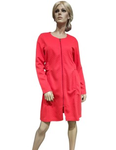 PEPITA VESTAGLIA DONNA INVERNALE CON ZIP IN PIQUET
