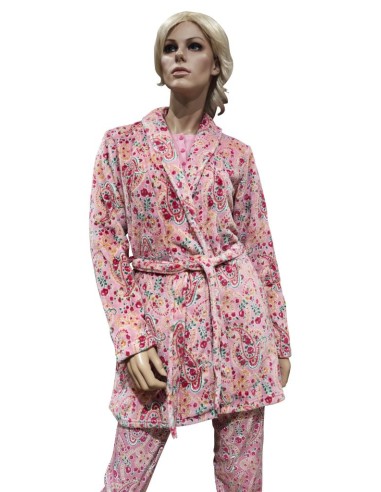 NOIDINOTTE VESTAGLIA DONNA IN CORAL FLEECE - SOFY