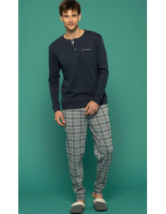 NOIDINOTTE PIGIAMA UOMO SERAFINO MANICA LUNGA E PANTALONE...