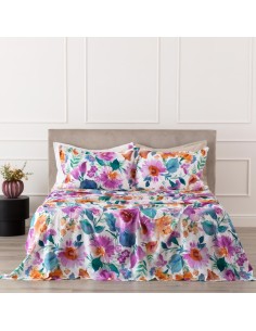 RIVIERA COMPLETO LENZUOLA-COPRILETTO MATRIMONIALE IN...