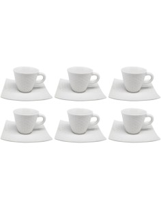 SCHERZER SET 6 TAZZE CAFFÈ CON PIATTINO 70 ML - GOLF