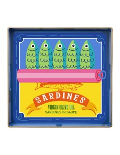 ANDREA FONTEBASSO VASSOIO QUADRATO 35 X 35 CM - SARDINES