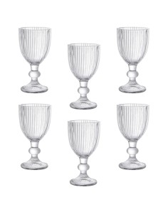 ANDREA FONTEBASSO SET 6 CALICI LIQUORE 55 ML - GALASSIA RIB