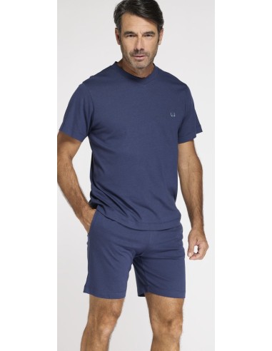 LIU JO PIGIAMA UOMO SCOLLO V MEZZA MANICA E...