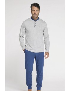 LIU JO PIGIAMA UOMO SERAFINO MANICA LUNGA E PANTALONE IN...