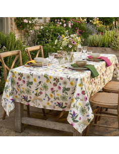 ANNAMARIA TOVAGLIA RETTANGOLARE STAMPATA 100% COTONE -...