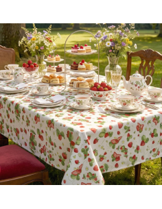 ANNAMARIA TOVAGLIA RETTANGOLARE STAMPATA 100% COTONE -...