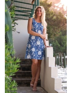 AMAMITOO ABITO MARE DONNA GIROGOLA E SPALLA LARGA IN VISCOSA