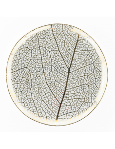 WEISSESTAL SET 6 PIATTI PIANI 27 CM - ONIX GOLD LEAF