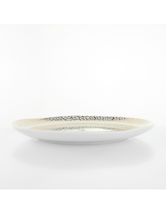 WEISSESTAL SET 6 PIATTI PIANI 27 CM - ONIX GOLD LEAF 2