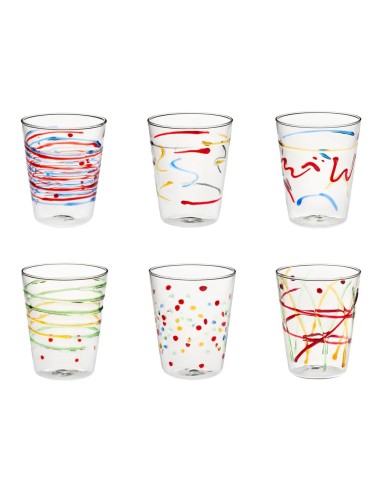 GALBIATI MILANO SET 6 BICCHIERI ACQUA 47 CL -...