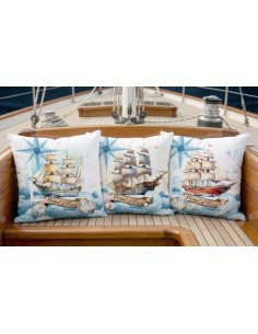 ANNAMARIA CUSCINO ARREDO 50 X 50 CM IN 100% COTONE - ROSA...