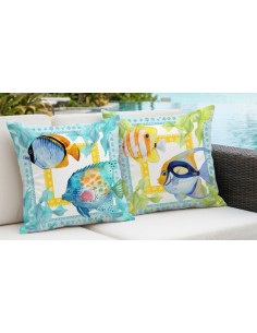 ANNAMARIA CUSCINO ARREDO 50 X 50 CM IN 100% COTONE DOUBLE...