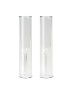 WD LIFESTYLE SET 2 CALICI FLUTE 15 CL IN VETRO BOROSILICATO